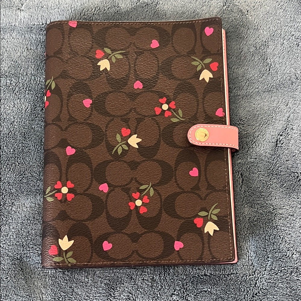 Coach Floral Notebook